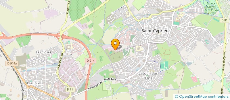 localisation de l'entreprise EVO LOCATION  SAINT-CYPRIEN