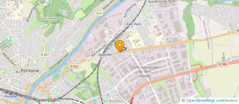 localisation de l'entreprise EVO LOCATION à SAINT-OUEN-L'AUMONE