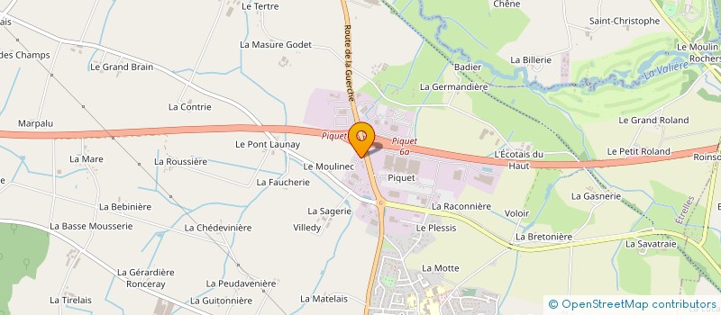 localisation de l'entreprise EVO'LOGIS CONSTRUCTIONS à ETRELLES