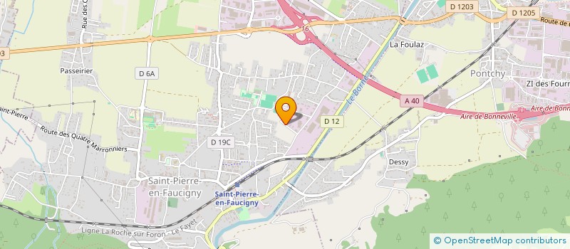 localisation de l'entreprise EVO RACING 74  SAINT-PIERRE-EN-FAUCIGNY