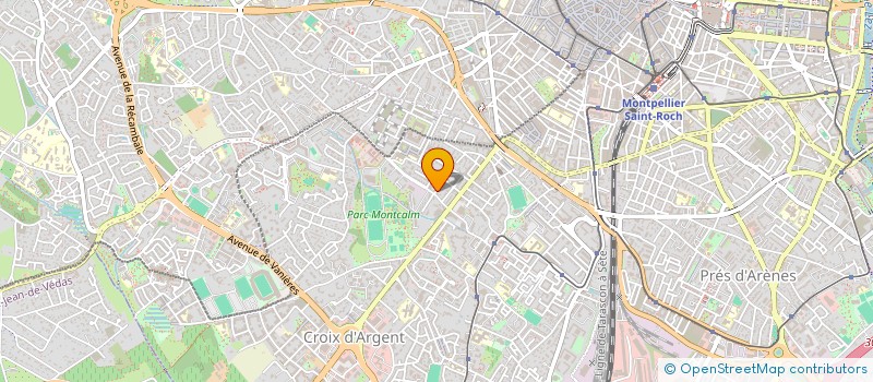 localisation de l'entreprise EVO'SOLUS à MONTPELLIER