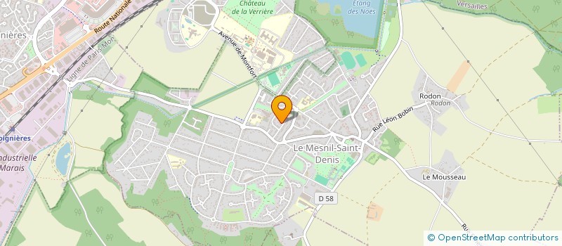 localisation de l'entreprise EVO TC à LE MESNIL-SAINT-DENIS