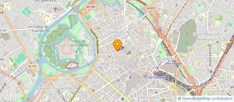 localisation de l'entreprise EVO-UP MANAGEMENT à LILLE