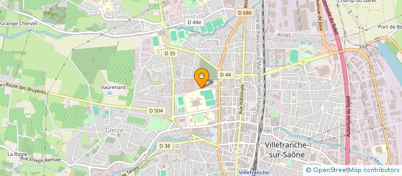 localisation de l'entreprise EVO'VENTES à VILLEFRANCHE-SUR-SAONE