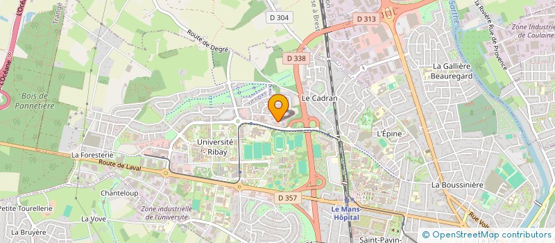 localisation de l'entreprise EVOA COURTAGE NORD  ANNULLIN