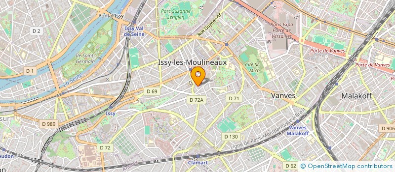 localisation de l'entreprise EVOAH SOLUTIONS à ISSY-LES-MOULINEAUX