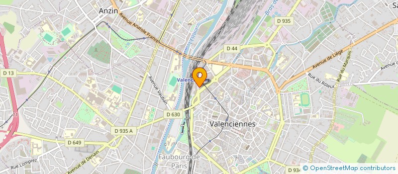 localisation de l'entreprise EVOBAT à VALENCIENNES