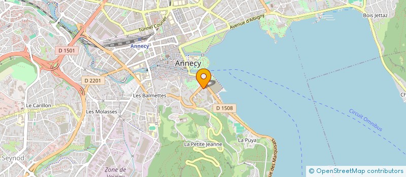 localisation de l'entreprise EVOC à ANNECY