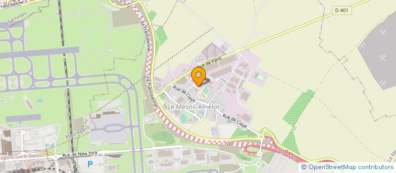 localisation de l'entreprise EVOCA FRANCE à LE MESNIL-AMELOT
