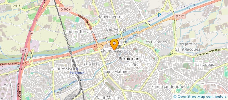 localisation de l'entreprise EVOCAR à PERPIGNAN
