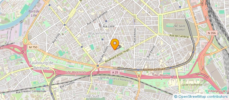 localisation de l'entreprise EVOCATI HOLDING  LILLE