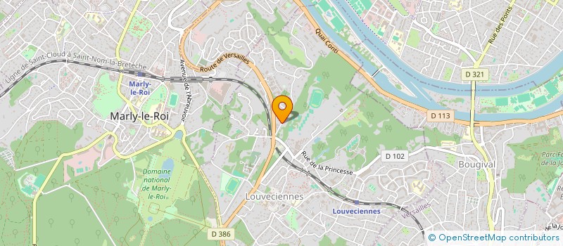 localisation de l'entreprise EVOCKS  LOUVECIENNES