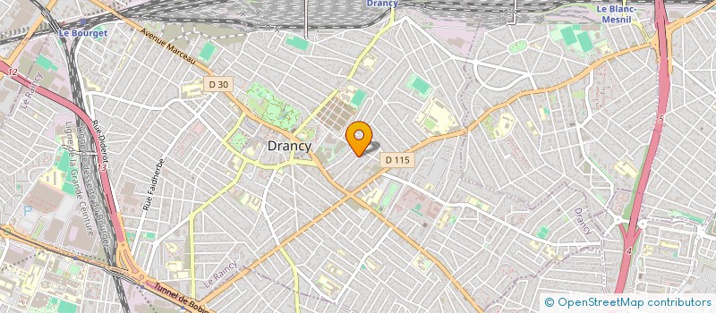 localisation de l'entreprise EVODECO à DRANCY