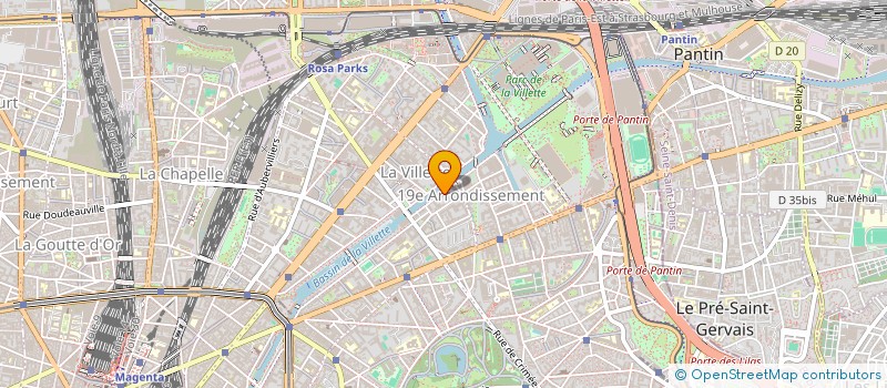 localisation de l'entreprise EVODEV  PARIS