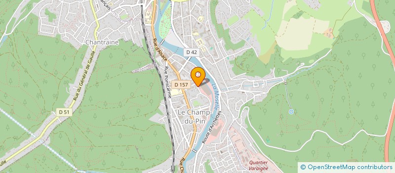 localisation de l'entreprise EVODIA à EPINAL