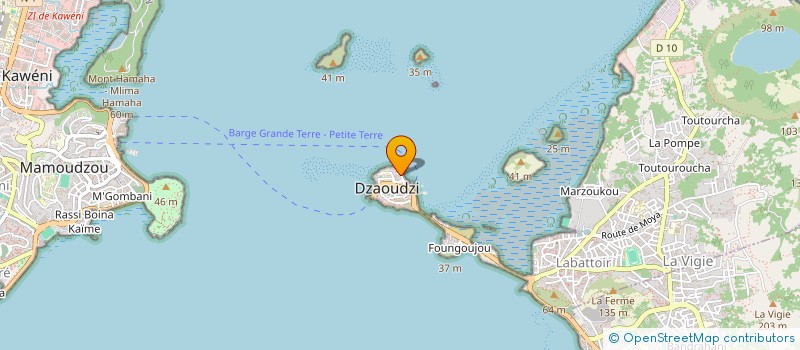 localisation de l'entreprise EVODIMAX à DZAOUDZI