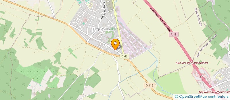 localisation de l'entreprise EVODIS TECHNOLOGIES  ECQUEVILLY