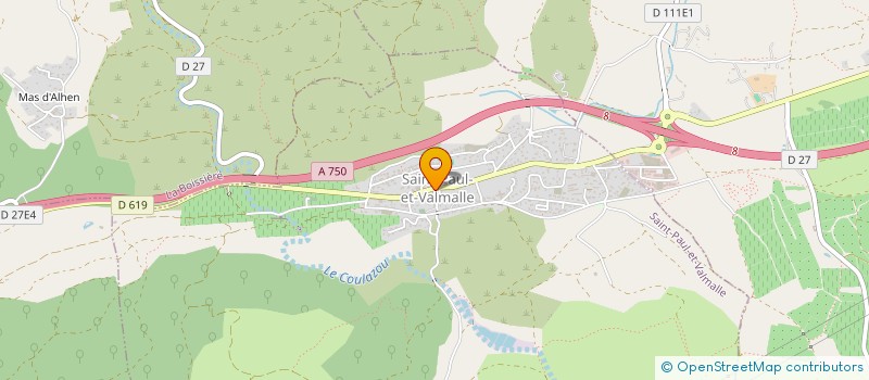 localisation de l'entreprise EVOHE  SAINT-PAUL-ET-VALMALLE