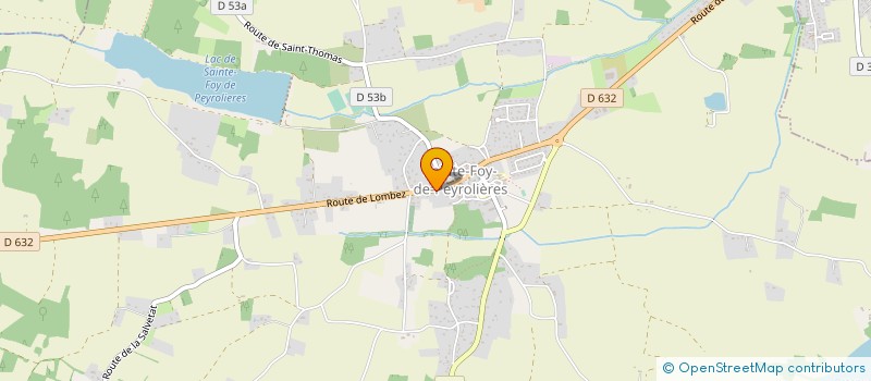 localisation de l'entreprise EVOL à SAINTE-FOY-DE-PEYROLIERES