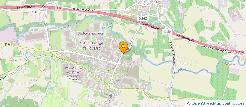 localisation de l'entreprise EVOL  PEYNIER