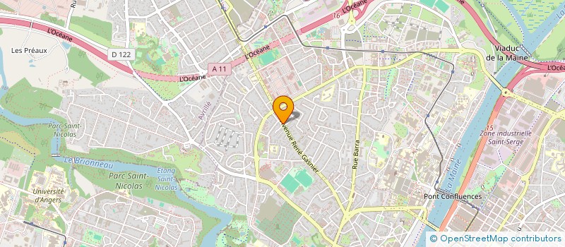 localisation de l'entreprise EVOL à ANGERS