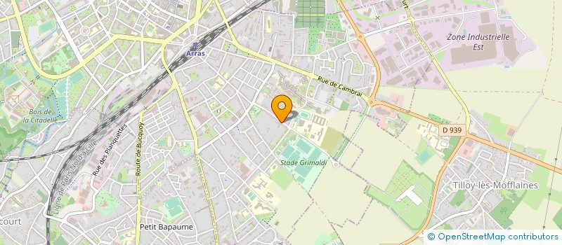 localisation de l'entreprise EVOL EDUCATION à ARRAS