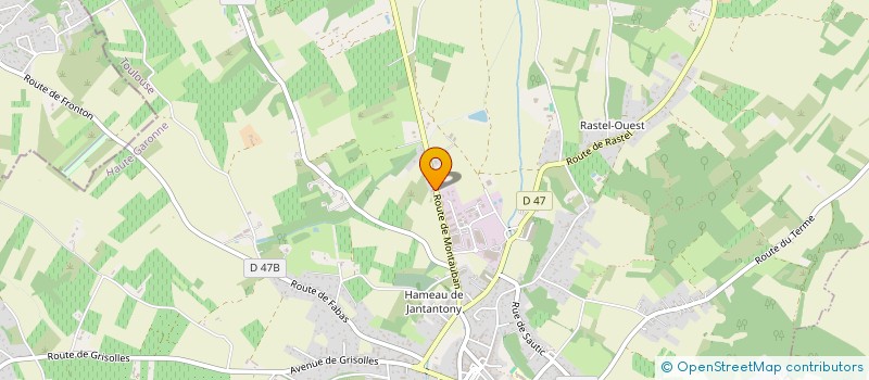 localisation de l'entreprise EVOL FORMATION à LABEGE