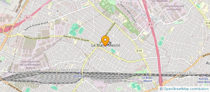 localisation de l'entreprise EVOL VIAGGIO à LE BLANC-MESNIL