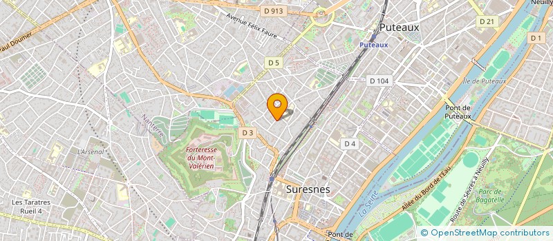 localisation de l'entreprise EVOLCOACHING à SURESNES