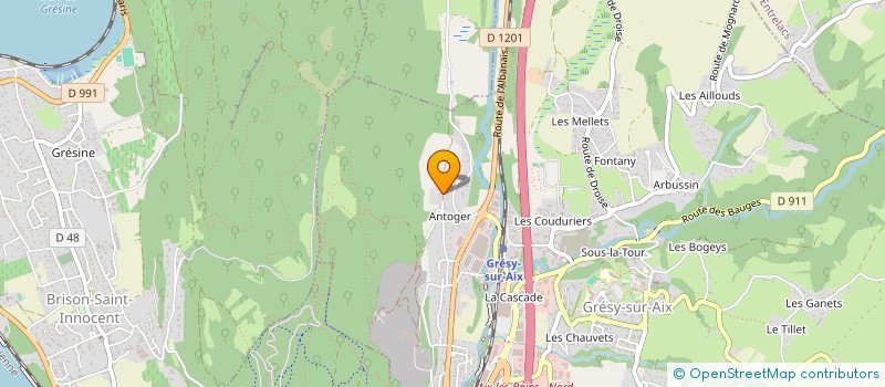 localisation de l'entreprise EVOLEA CONSEIL  GRESY-SUR-AIX