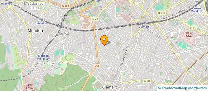 localisation de l'entreprise EVOLEAS  CLAMART