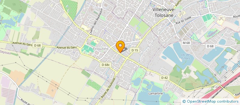 localisation de l'entreprise EVOLI  FROUZINS