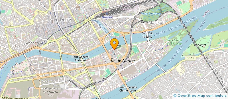 localisation de l'entreprise EVOLI  NANTES