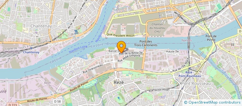 localisation de l'entreprise EVOLIA à COUERON