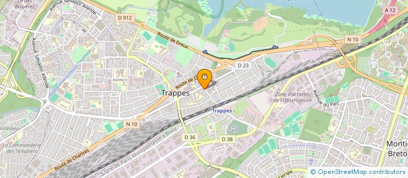 localisation de l'entreprise EVOLIA IMMOBILIER  TRAPPES