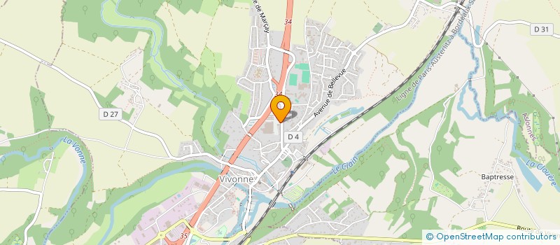 localisation de l'entreprise EVOLIANCE  VIVONNE