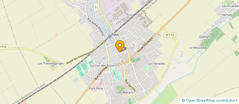 localisation de l'entreprise EVOLIANCE CAB CONSEIL EN RELATIONNEL à MER