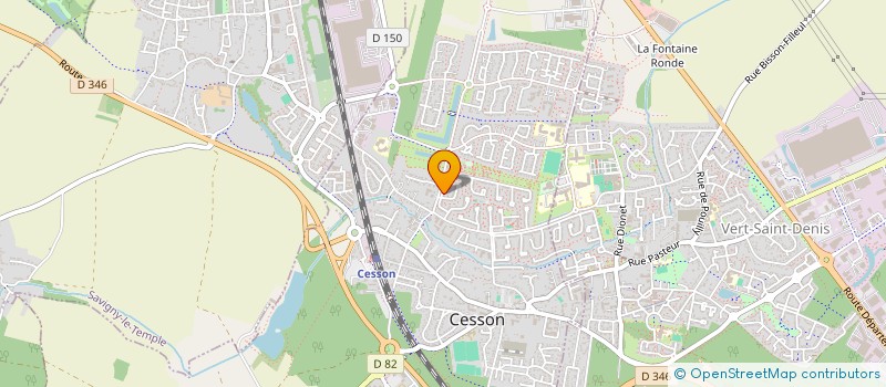 localisation de l'entreprise EVOLIBRA  CESSON