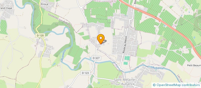 localisation de l'entreprise EVOLIMM  SAINT-MELAINE-SUR-AUBANCE