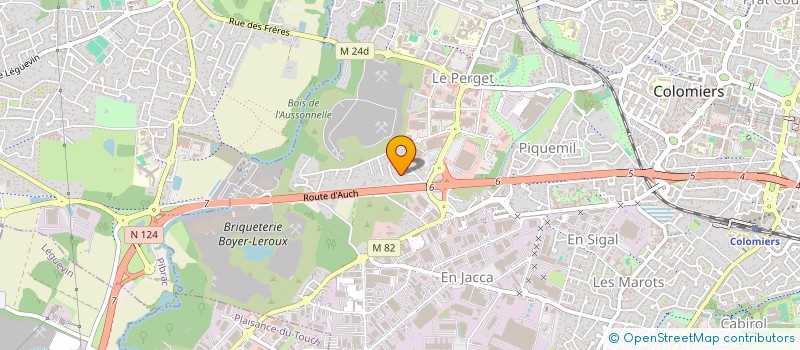 localisation de l'entreprise EVOLIO à COLOMIERS