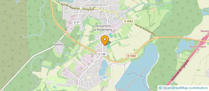 localisation de l'entreprise EVOLIS  SOUFFLENHEIM