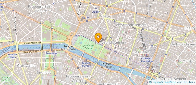 localisation de l'entreprise EVOLIS ENERGIES RENOUVELABLES à PARIS