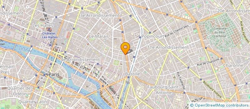 localisation de l'entreprise EVOLOG  PARIS