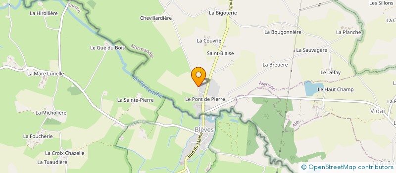 localisation de l'entreprise EVOLSYS à BARVILLE