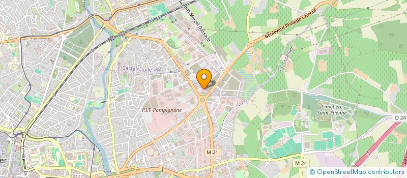 localisation de l'entreprise EVOLT à MONTPELLIER