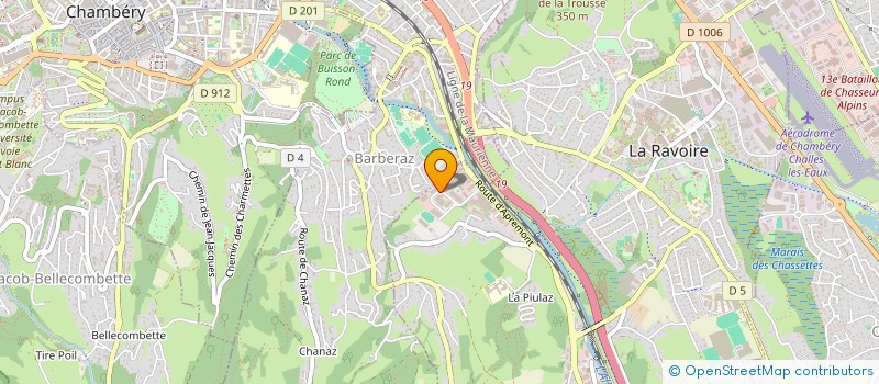 localisation de l'entreprise EVOLTEC  LA RAVOIRE