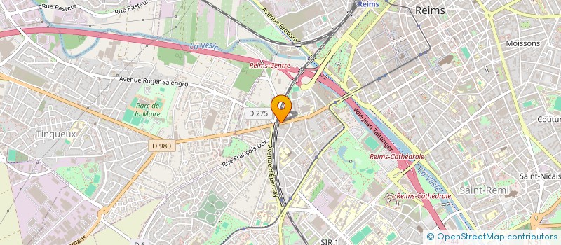 localisation de l'entreprise EVOLU  REIMS