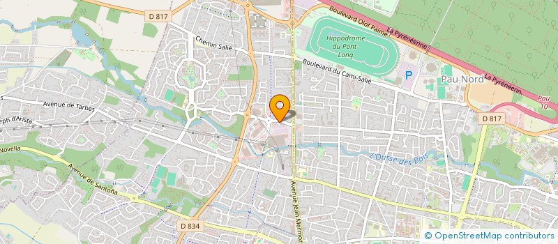 localisation de l'entreprise EVOLU CAR 64 à LONS