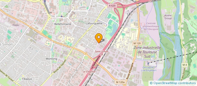 localisation de l'entreprise EVOLU-FORMES  TOULOUSE