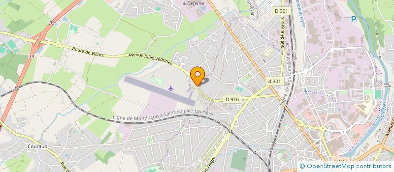 localisation de l'entreprise EVOLU TECH à DOMERAT